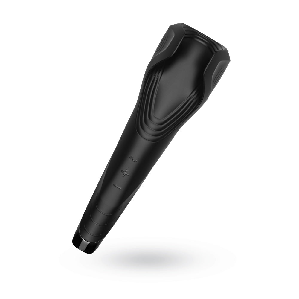 Satisfyer Black Men Wand Vibrating Masturbator 35 Settings