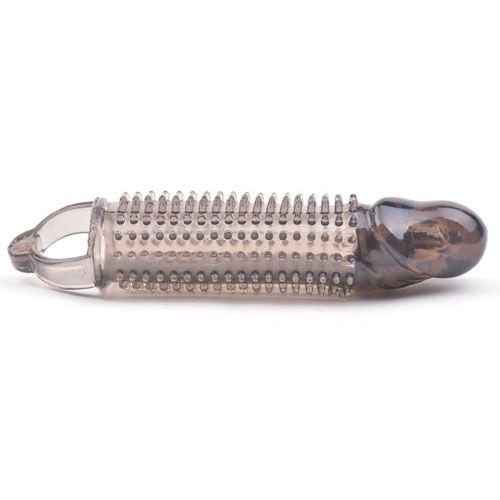 PleasureMax Soft Black Textured Penis Sleeve