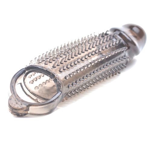 PleasureMax Soft Black Textured Penis Sleeve