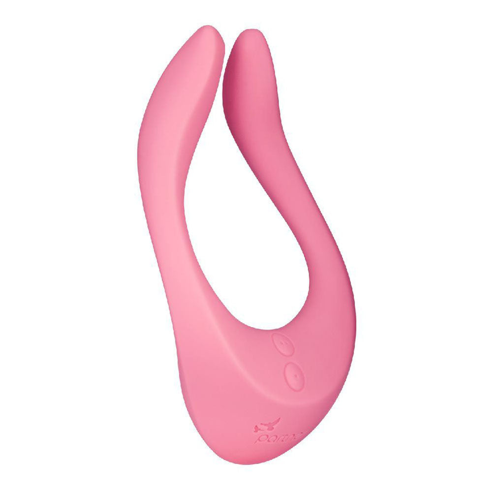 Satisfyer Pink Partner Multifun 2 Vibrator with Dual Motors