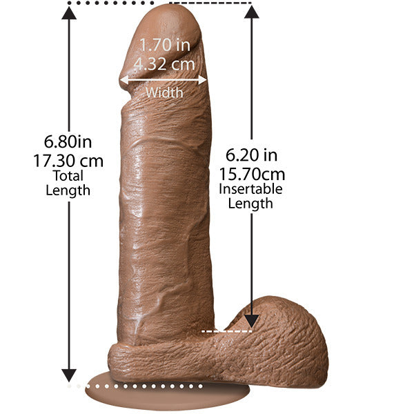 FIRMSKYN Flesh Brown Realistic 6 Inch Cock Dildo