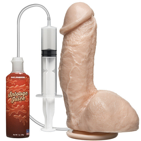 Lifelike Fun Skin Tone Dildo with Suction Cup and Balls