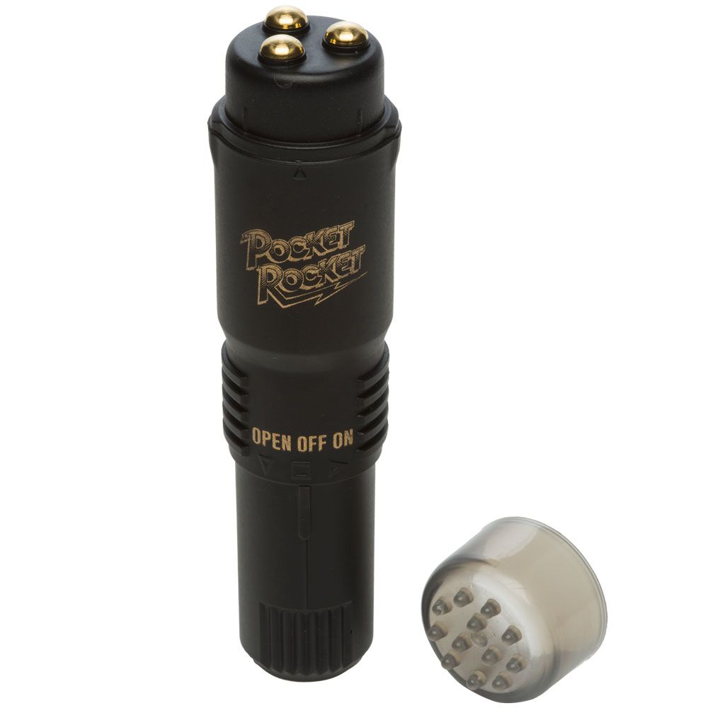 Doc Johnson Black Original Pocket Rocket Mini Vibrator