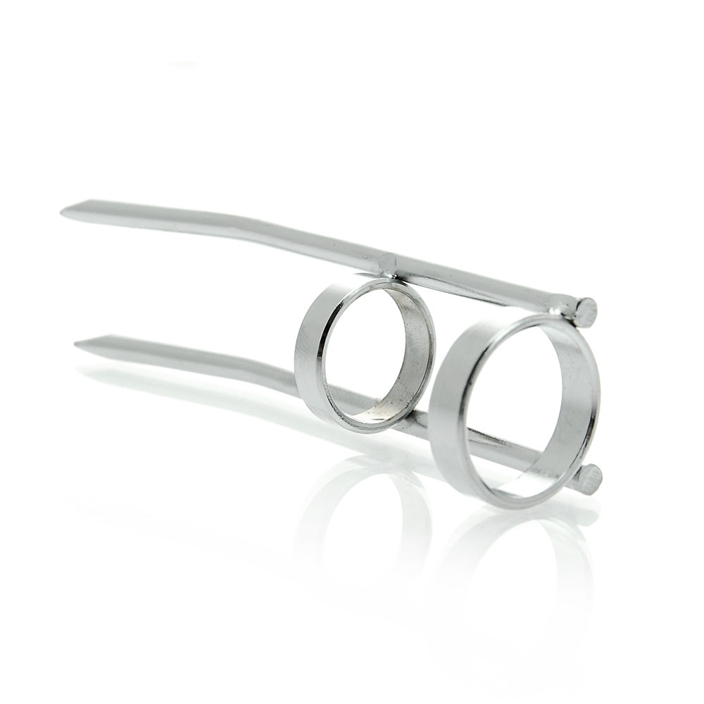 Sensual Touch Sleek Silver Metal Catnail Teasing Tool