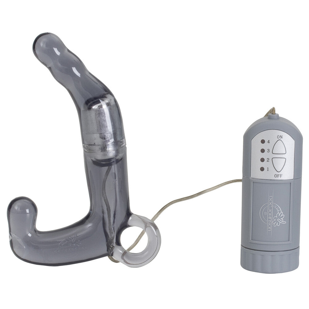 Pleasure Wand Black Prostate Massager Multi-Speed Waterproof
