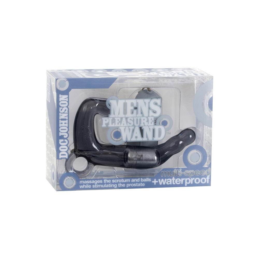 Pleasure Wand Black Prostate Massager Multi-Speed Waterproof