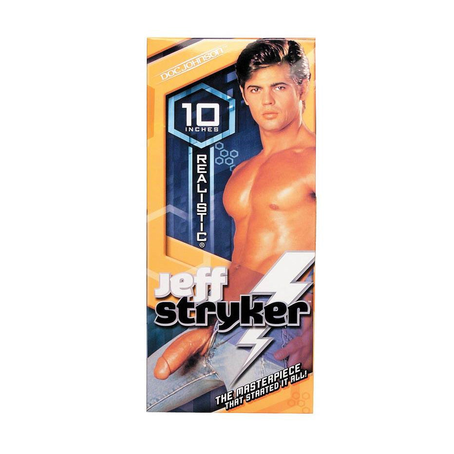 Jeff Stryker Black 10 Inch Realistic Dildo with Suction Cup