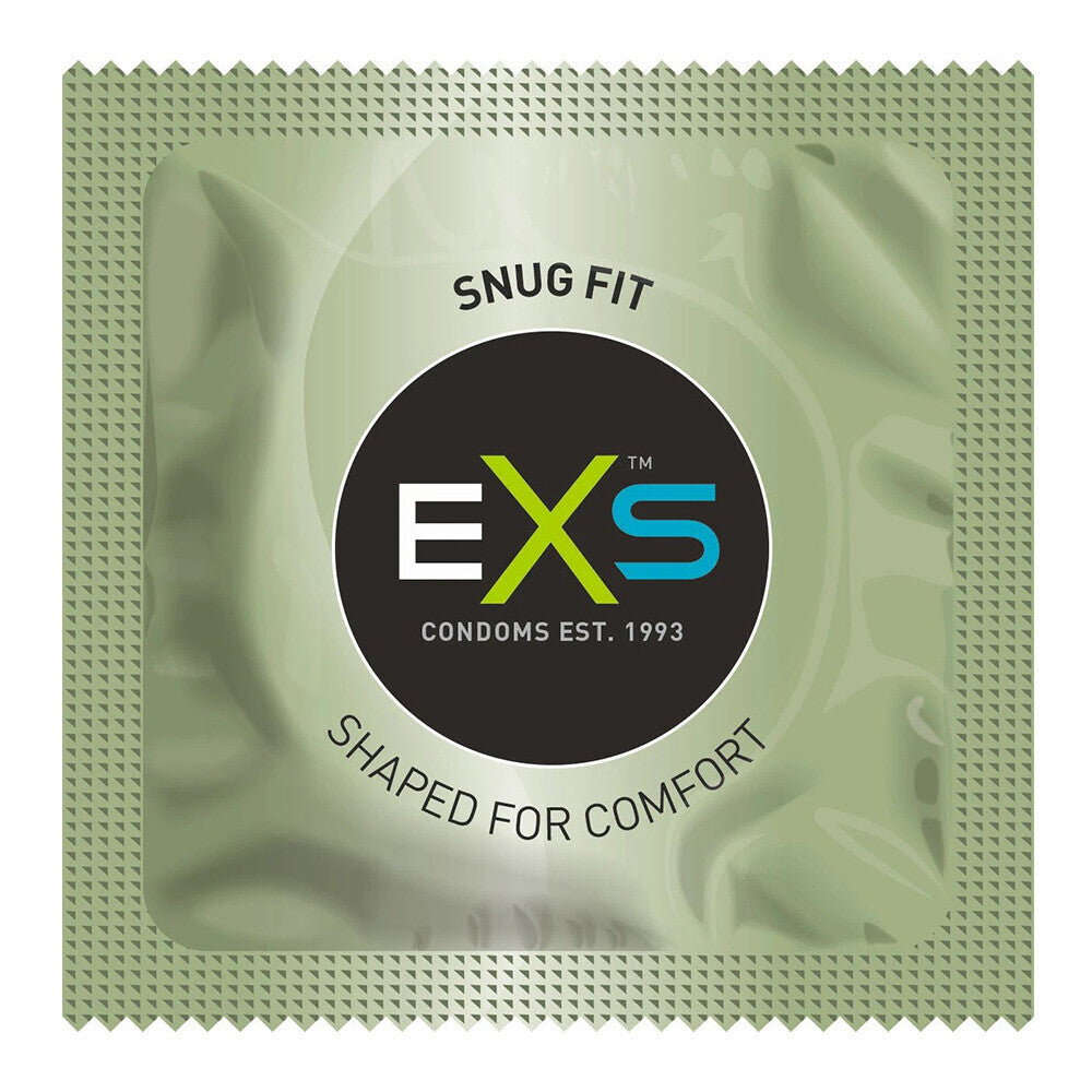 EXS Vegan Snug Fit Latex Condoms 12 Pack - Cruelty-Free