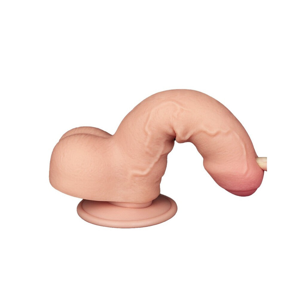 Lovetoy Realistic Skin 7 Inch Flexible Dildo with Suction Cup