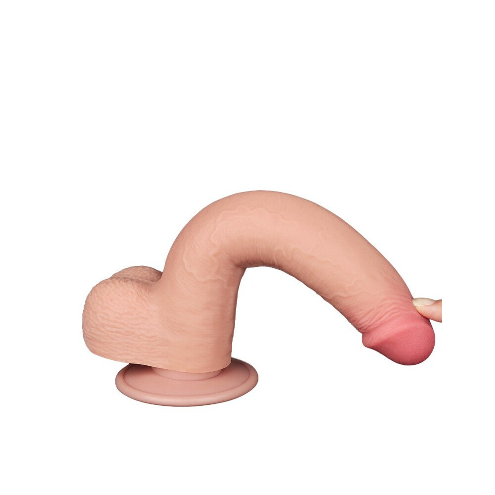 Lovetoy Realistic Dual-Density Skin Dildo 9 Inch
