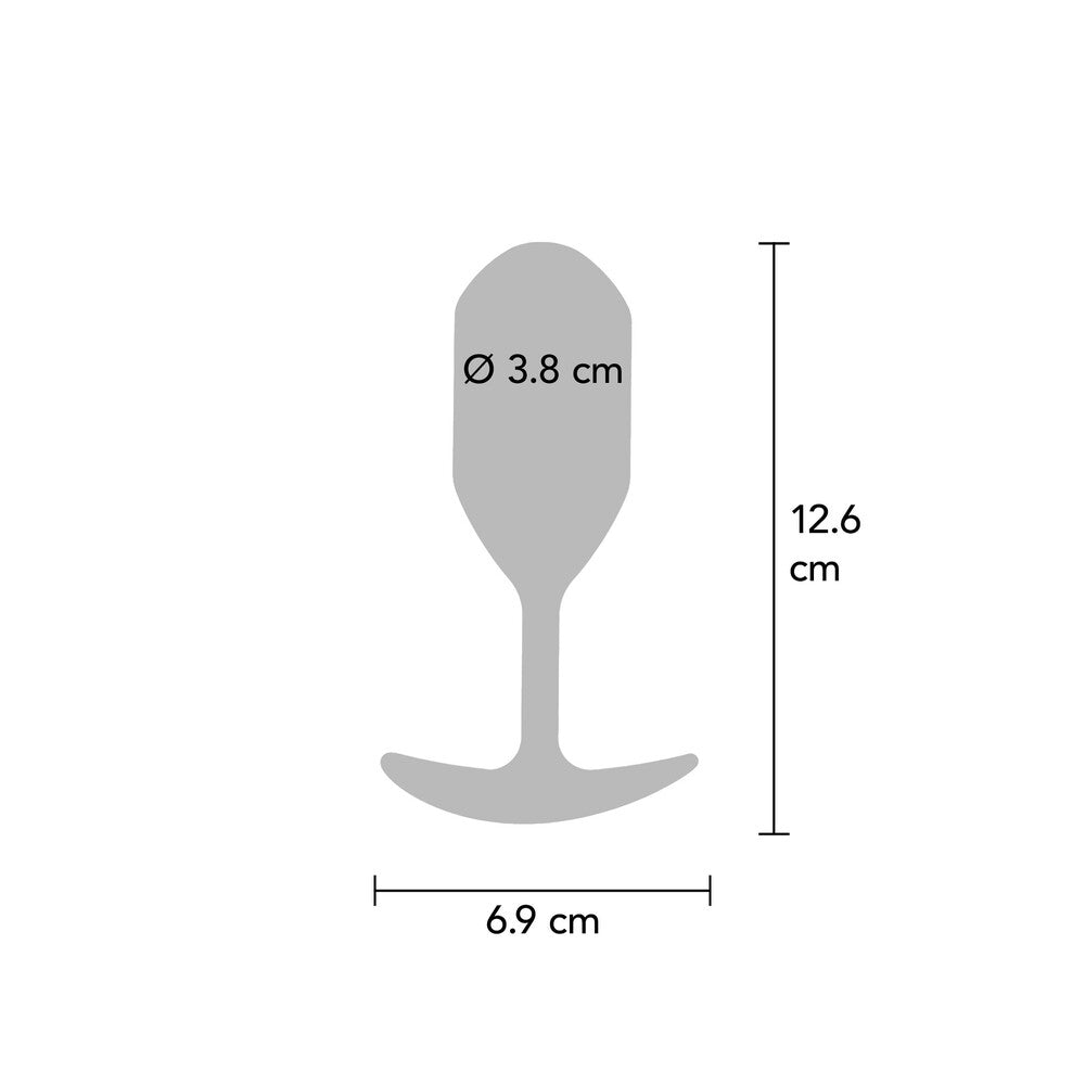ToyJoy Grey Butt Plug The Champ Weighted Plug