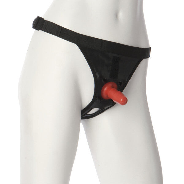 Doc Johnson Black VacULock Ultra Harness with Plug