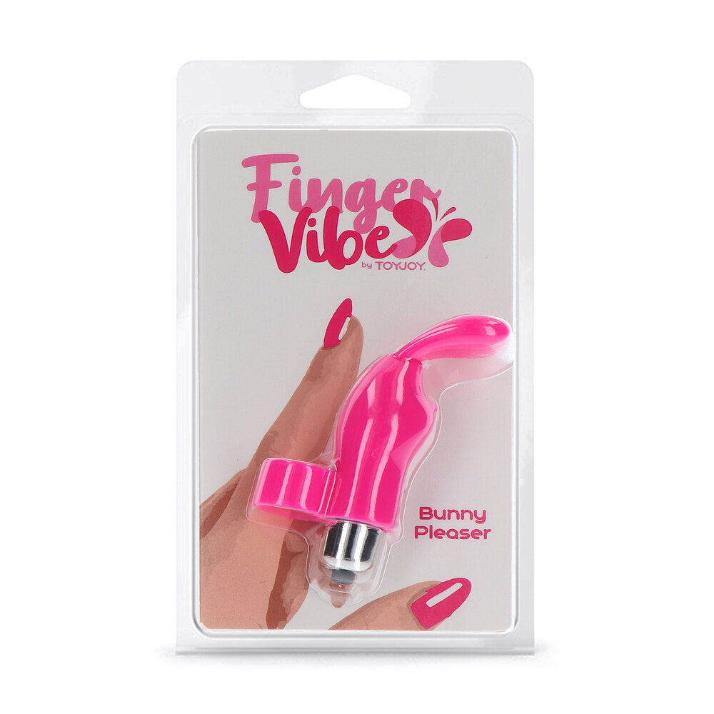 ToyJoy Pink Bunny Pleaser Finger Vibe