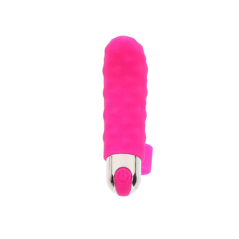 ToyJoy Pink Tickle Pleaser Rechargeable Silicone Finger Vibe
