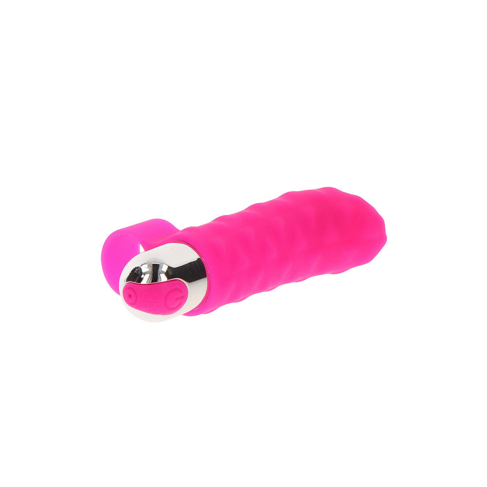 ToyJoy Pink Tickle Pleaser Rechargeable Silicone Finger Vibe