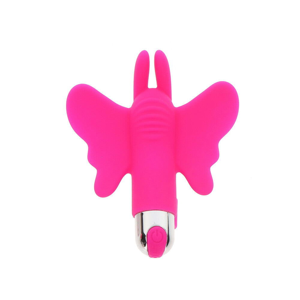 ToyJoy Pink Butterfly Pleaser Rechargeable Finger Vibe