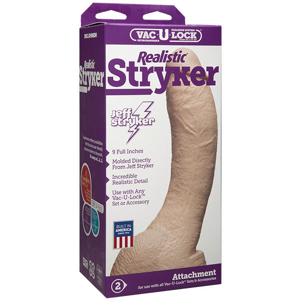 Vac-U-Lock Jeff Stryker Flesh Realistic Dildo Attachment