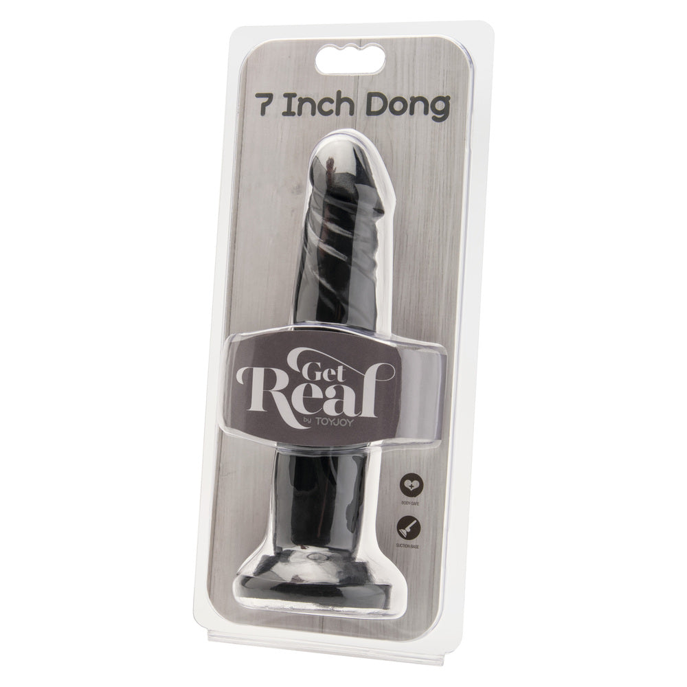 ToyJoy Black 7 Inch Realistic Dong with Suction Cup Base