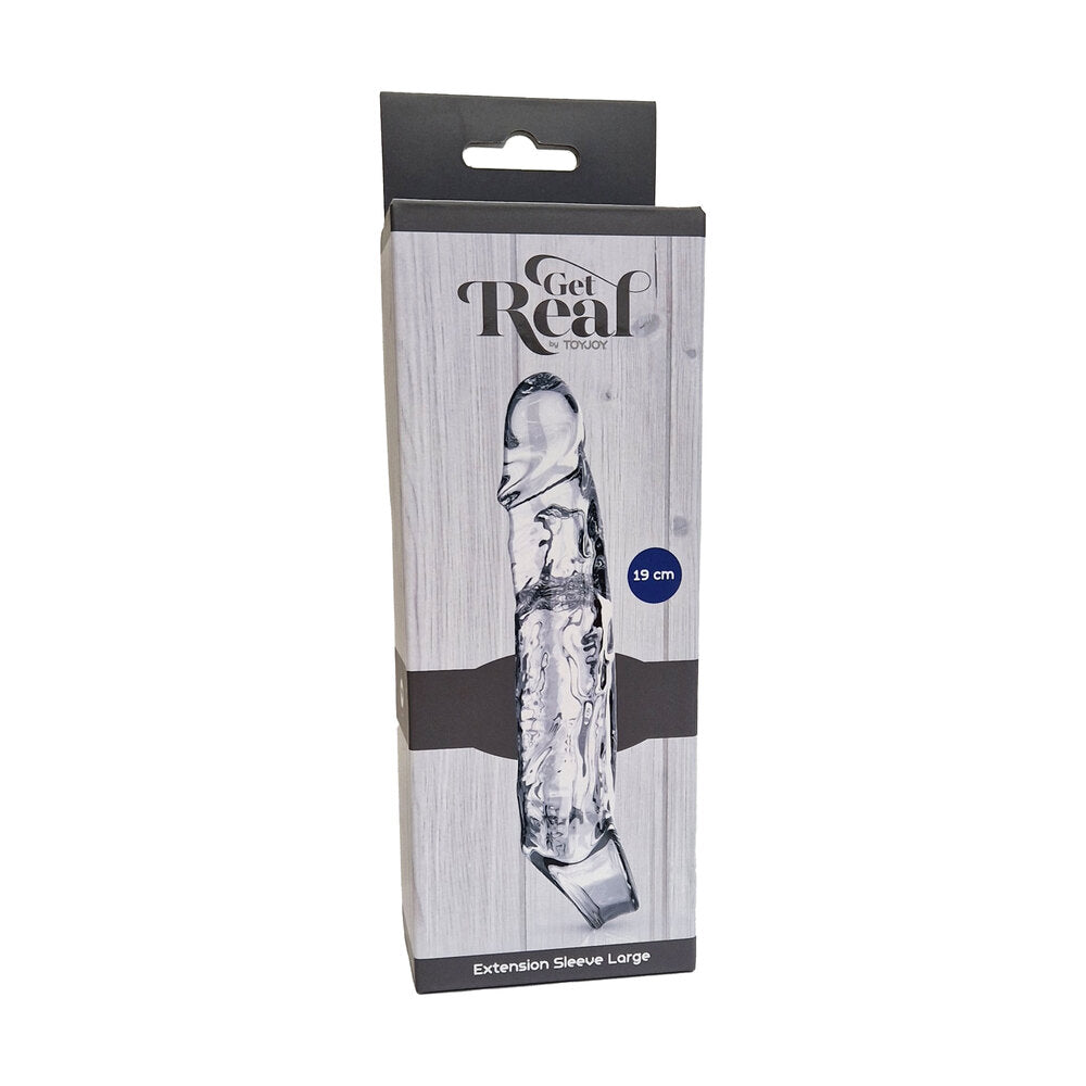 ToyJoy Clear Large Get Real Extension Sleeve