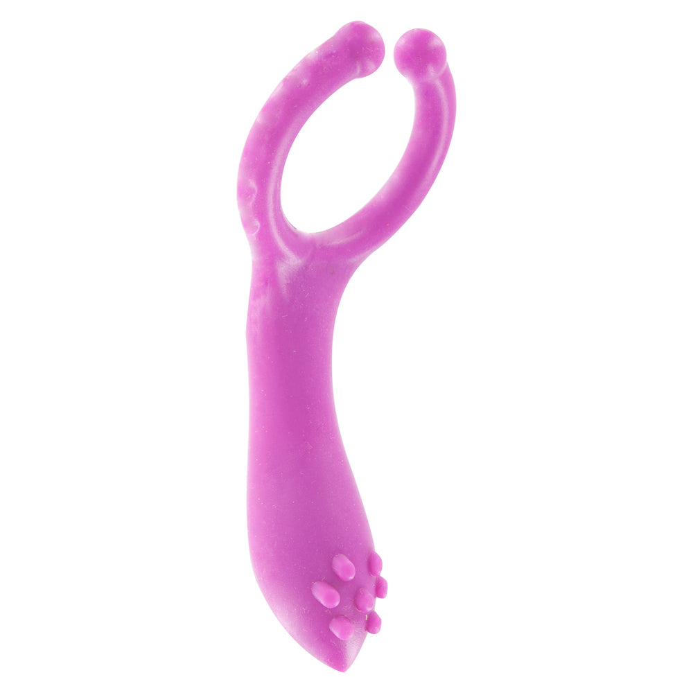 ToyJoy Pink Vibrating Clit Stimulator Cock Ring