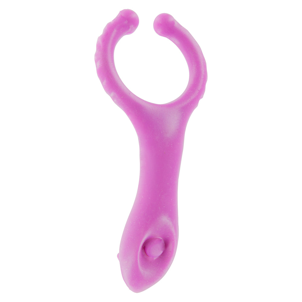 ToyJoy Pink Vibrating Clit Stimulator Cock Ring