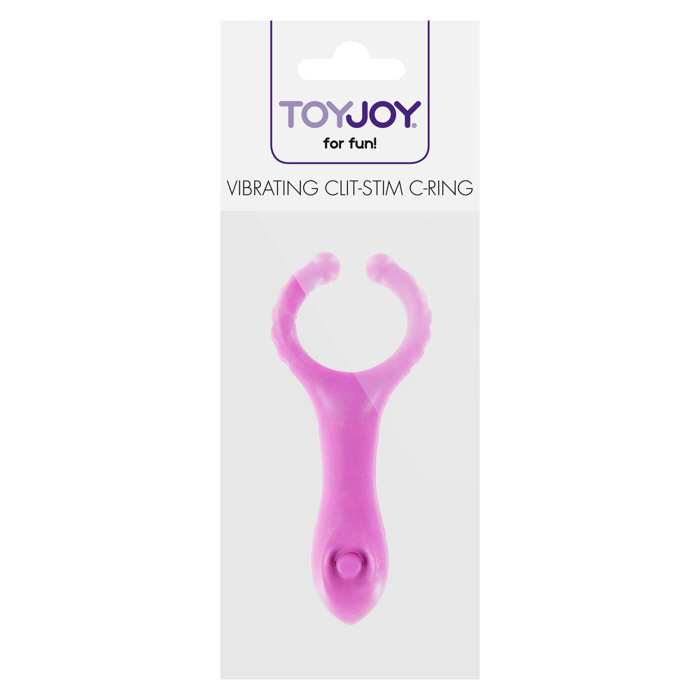 ToyJoy Pink Vibrating Clit Stimulator Cock Ring