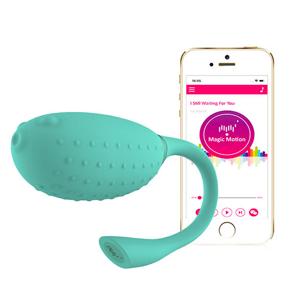 Magic Motion Green Remote Controlled Love Egg Vibrator