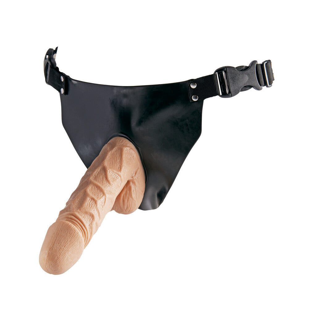 ToyJoy Flesh-Colored Super Woman Strap-On Dildo