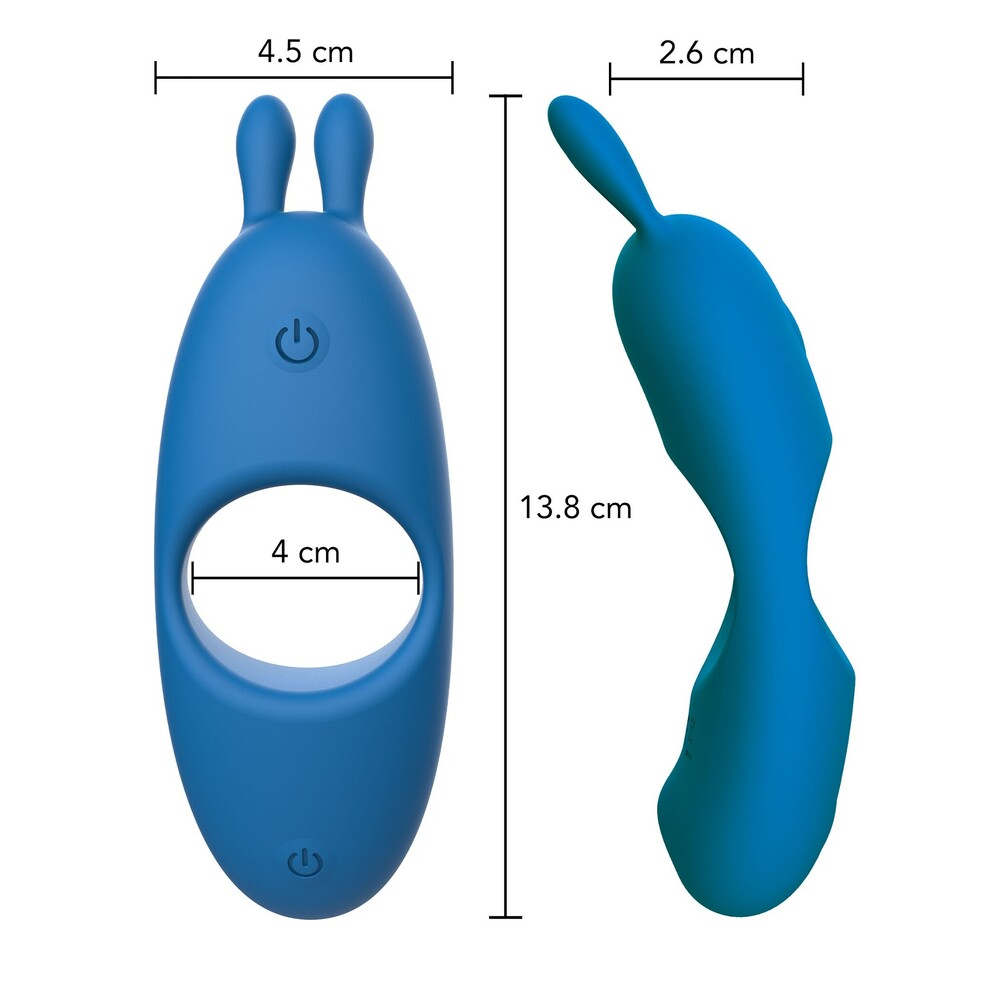 ToyJoy Premium Silicone Couples Vibrating C-Ring