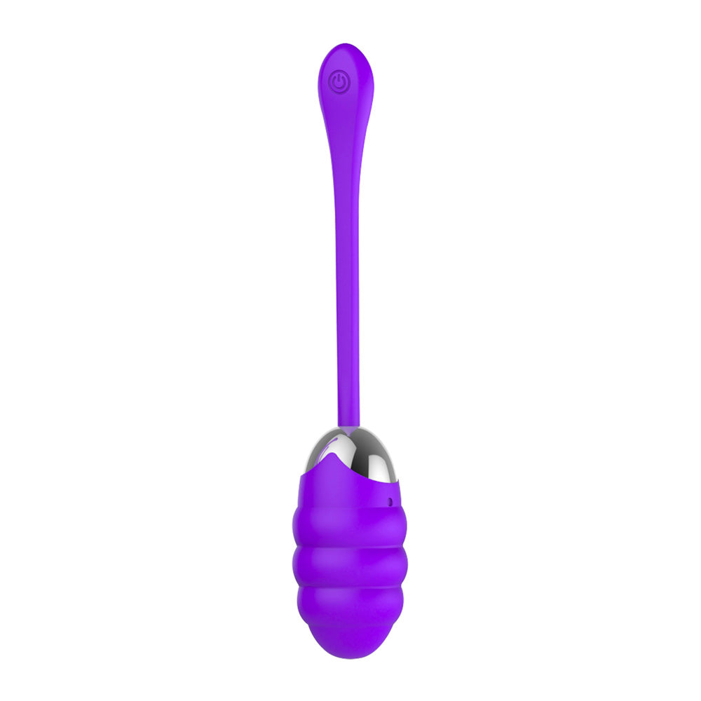 ToyJoy Purple Premium Silicone Vibrating Love Egg