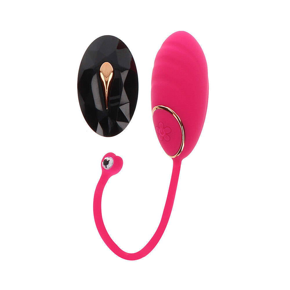 ToyJoy Pink Ivy Lily Remote Control Egg USB Rechargeable