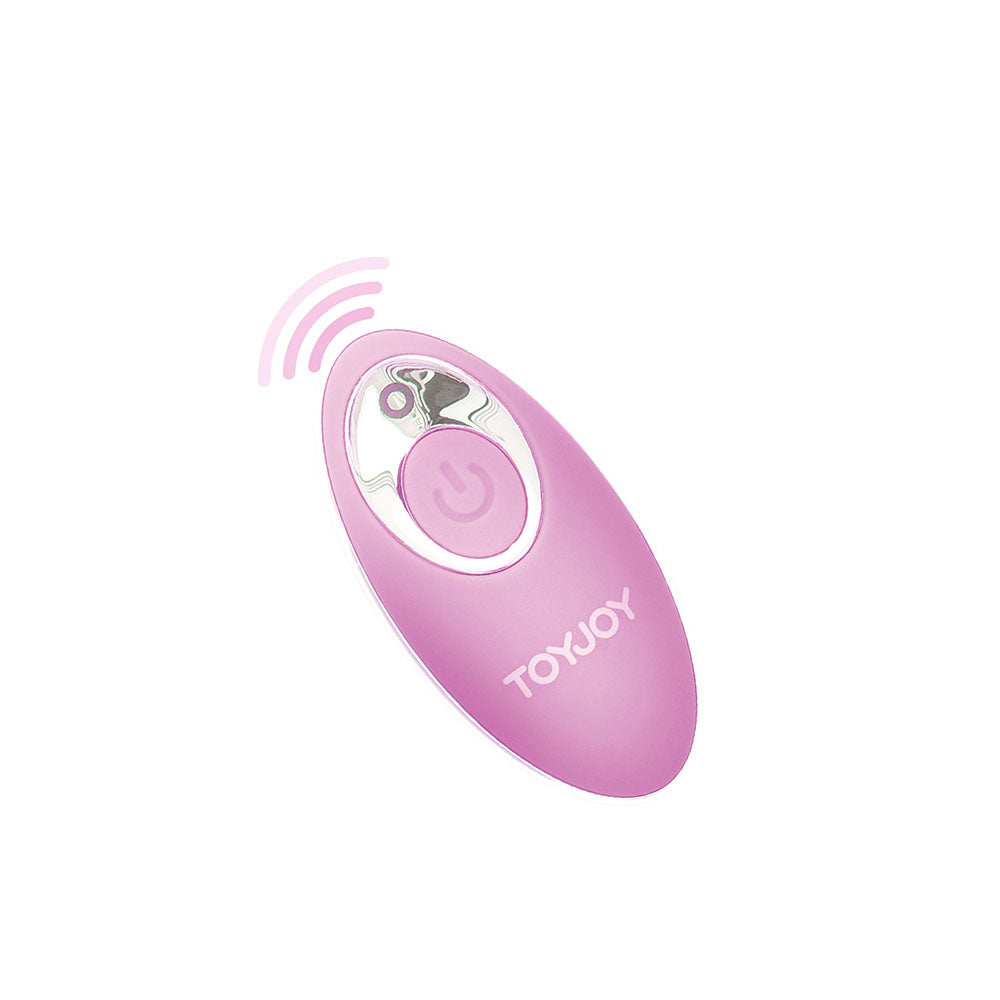 ToyJoy Pink You Crack Me Up Vibrating Egg with Remote Control