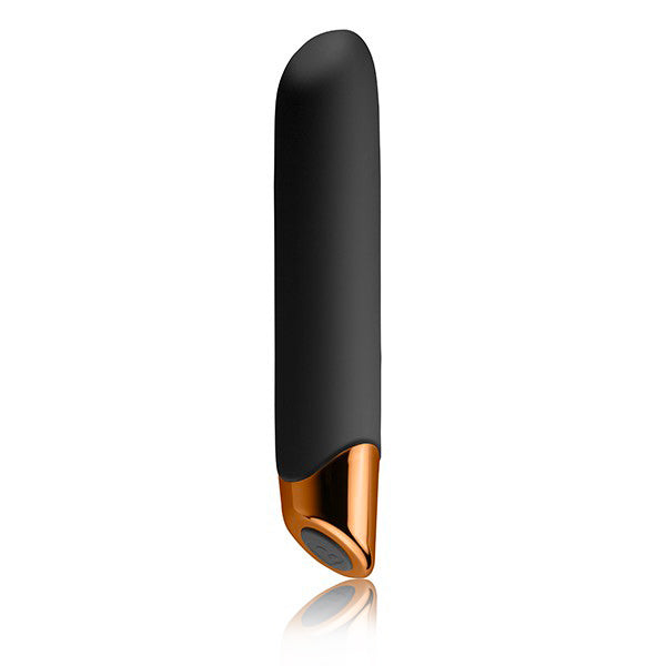 Rocks Off Black Rechargeable Vibrator with Powerful Vibrations