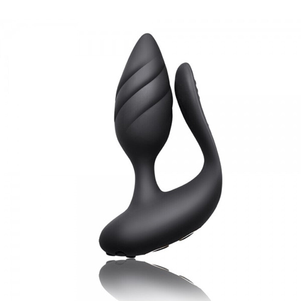 Rocks Off Black Remote Control Couples Vibe Dual Motors