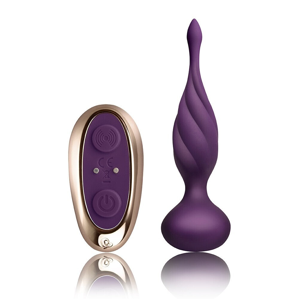 Rocks Off Purple Petite Sensations Remote Controlled Butt Plug