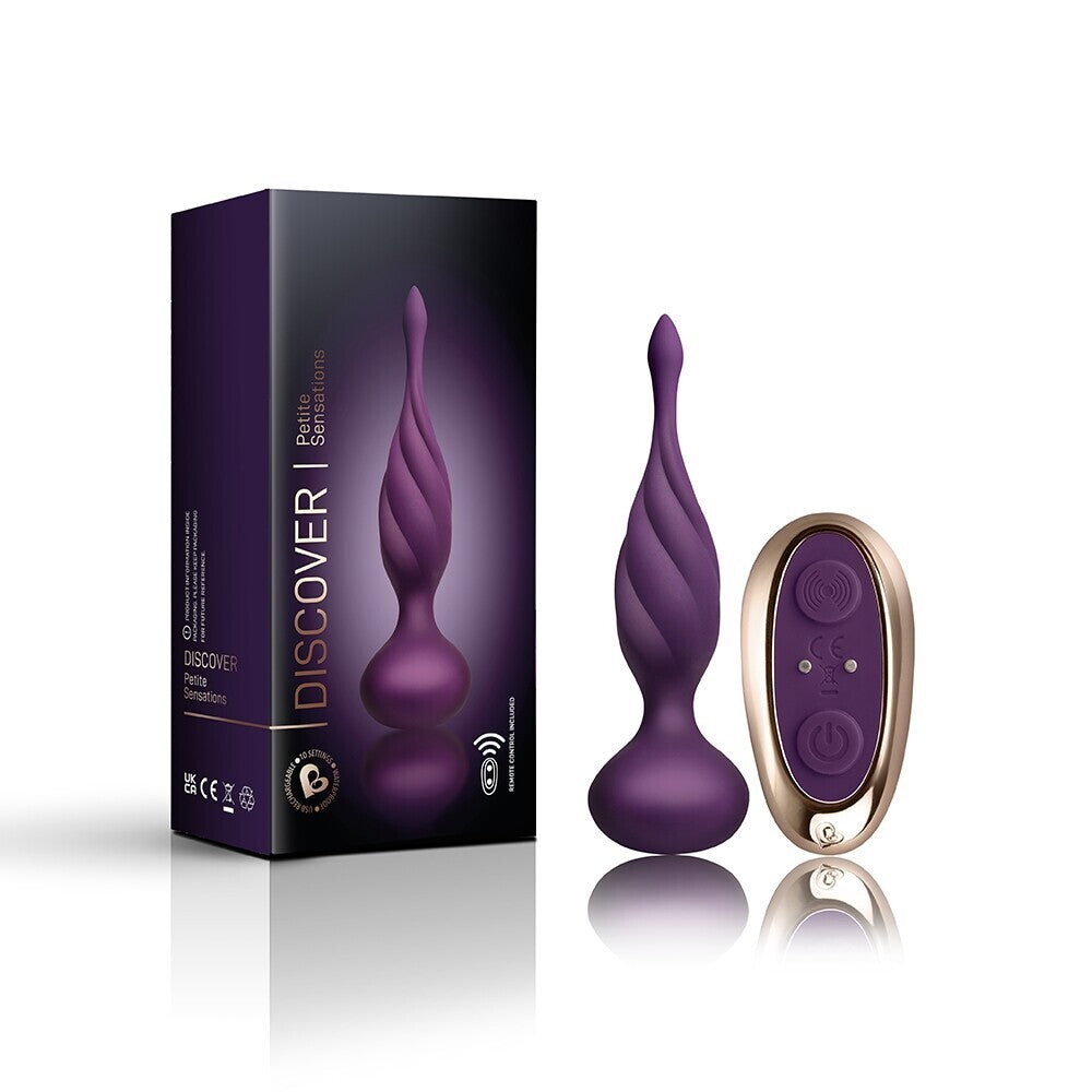 Rocks Off Purple Petite Sensations Remote Controlled Butt Plug