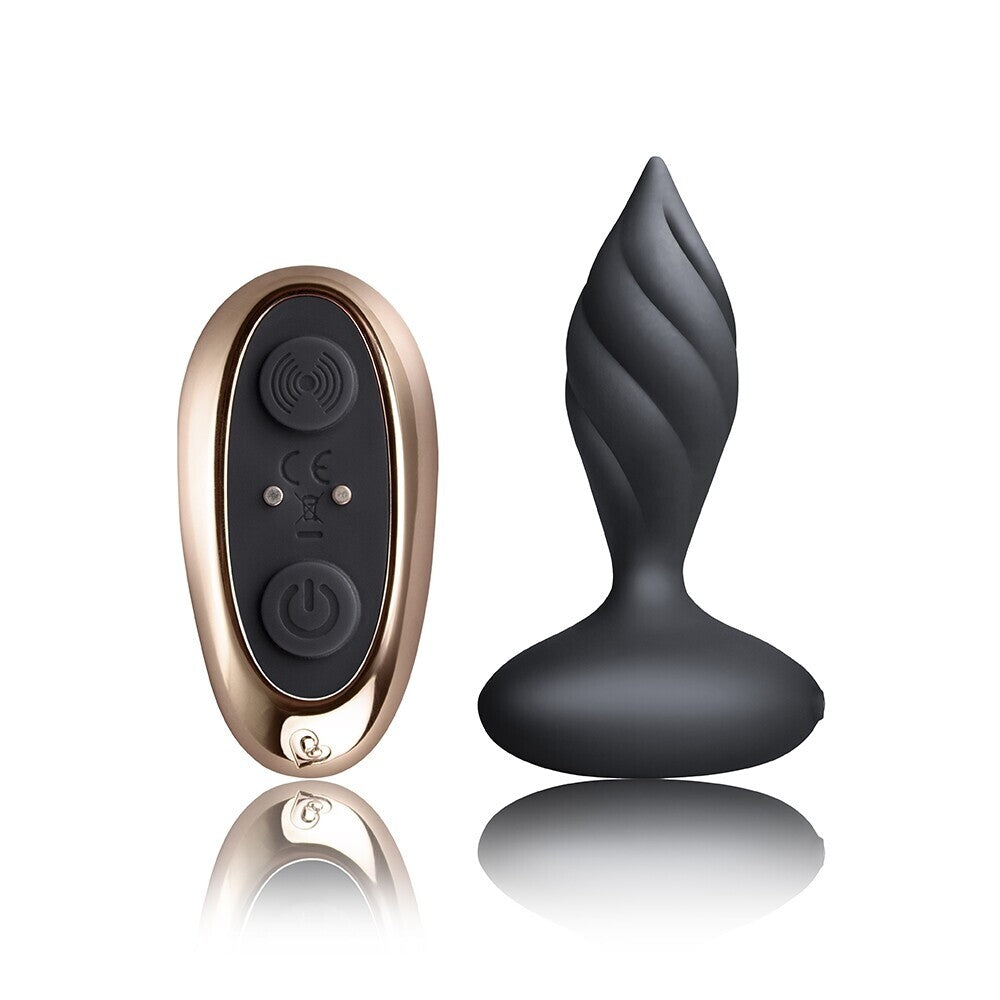 Rocks Off Black Petite Sensations Desire Butt Plug Remote Control