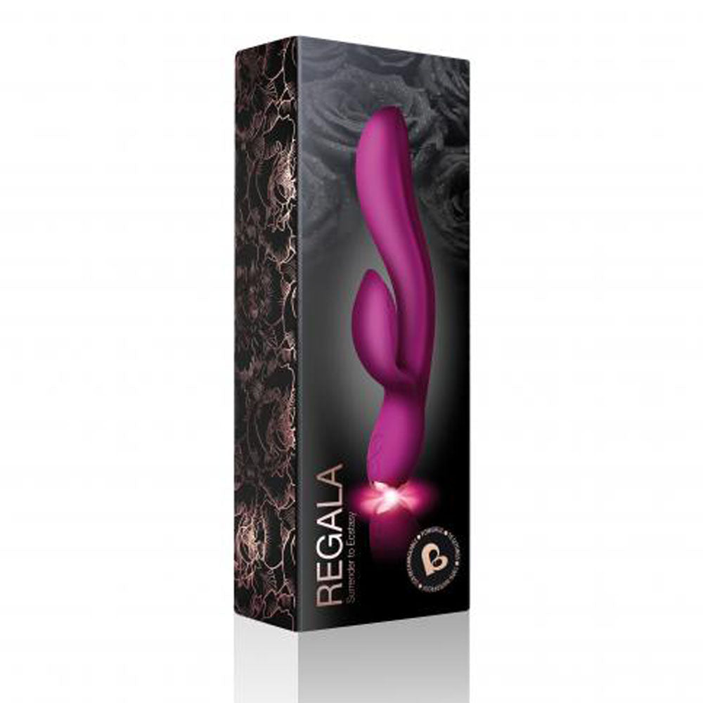 Rocks Off Fuchsia Regala Clitoral Vibrator with Dual Motors