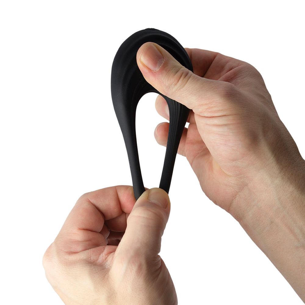 Rocks Off Blue Spire Silicone Cockring Vibe 10-Speed Waterproof