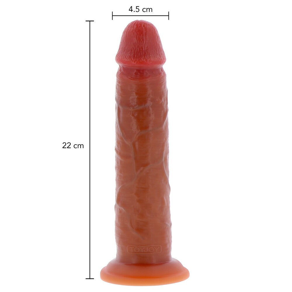 ToyJoy Black Silicone Foreskin Dong 8.5 Inches