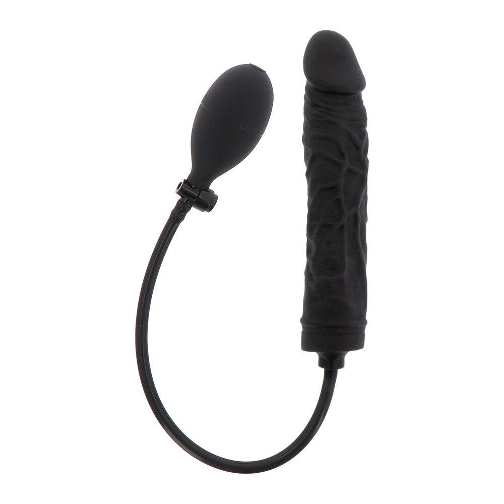 Hidden Desire Black Inflatable Dong with Extreme Expansion
