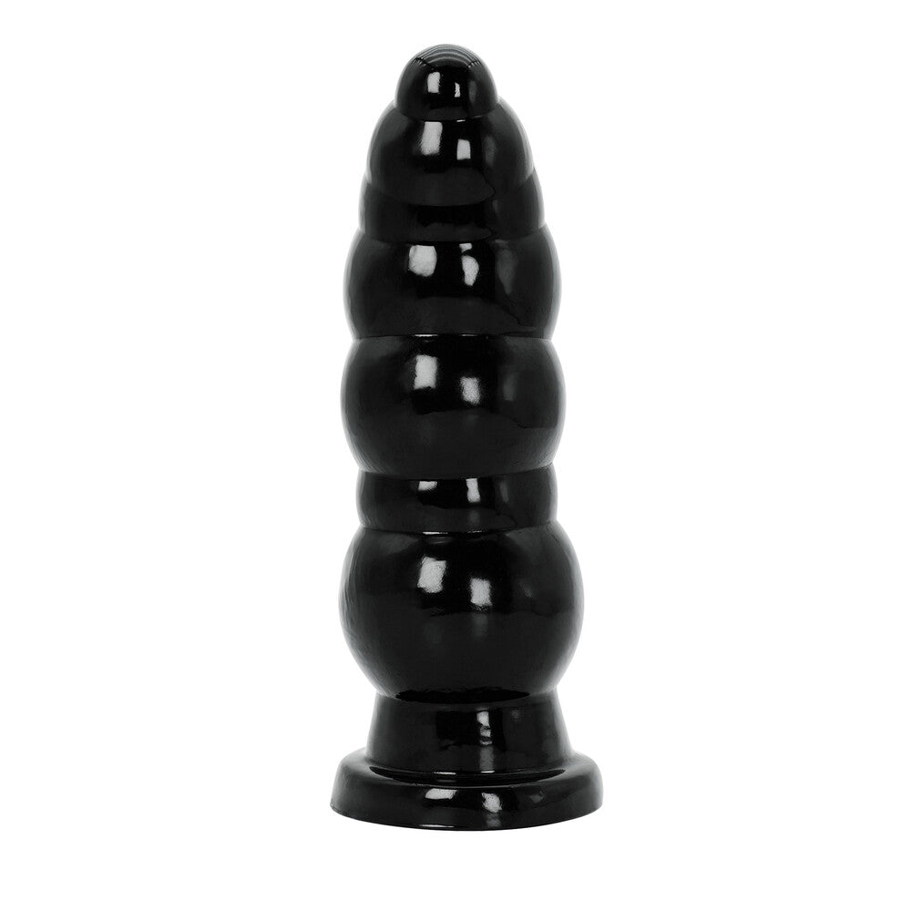 Hidden Desire Black Extreme Butt Plug Balls XL 9.6 Inches