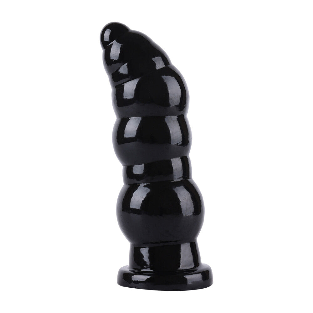 Hidden Desire Black Extreme Butt Plug Balls XL 9.6 Inches