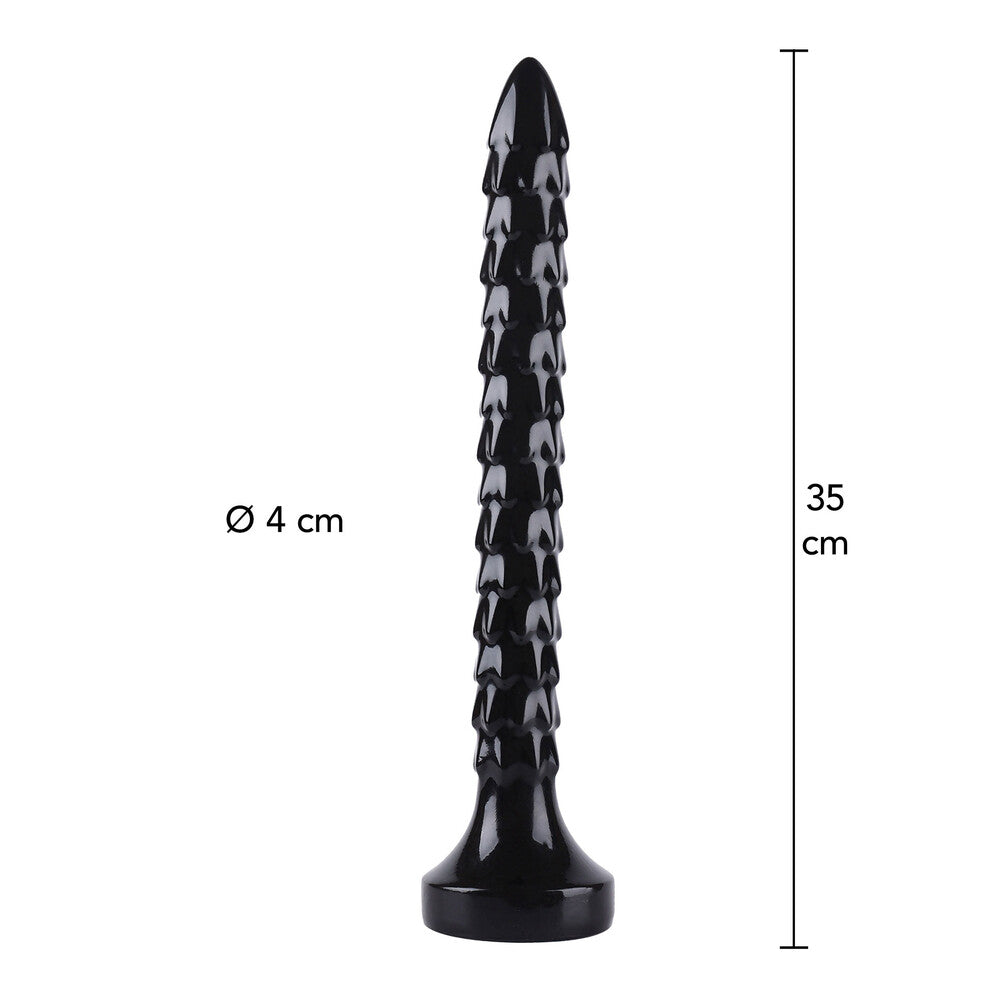 Hidden Desire Black Butt Plug Extreme XXL 13.7 Inches