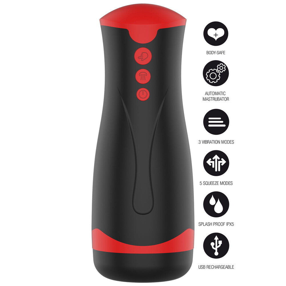 Hidden Desire Black Fusion X Deep Squeeze Masturbator