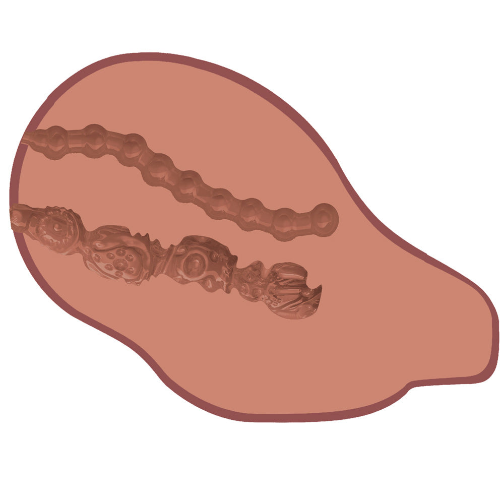 Hidden Desire Black Big Ass Banger Vibrating Masturbator