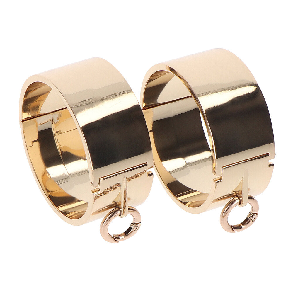 TABOOM Rose Gold Dona Slave Wrist Cuffs Durable Metal