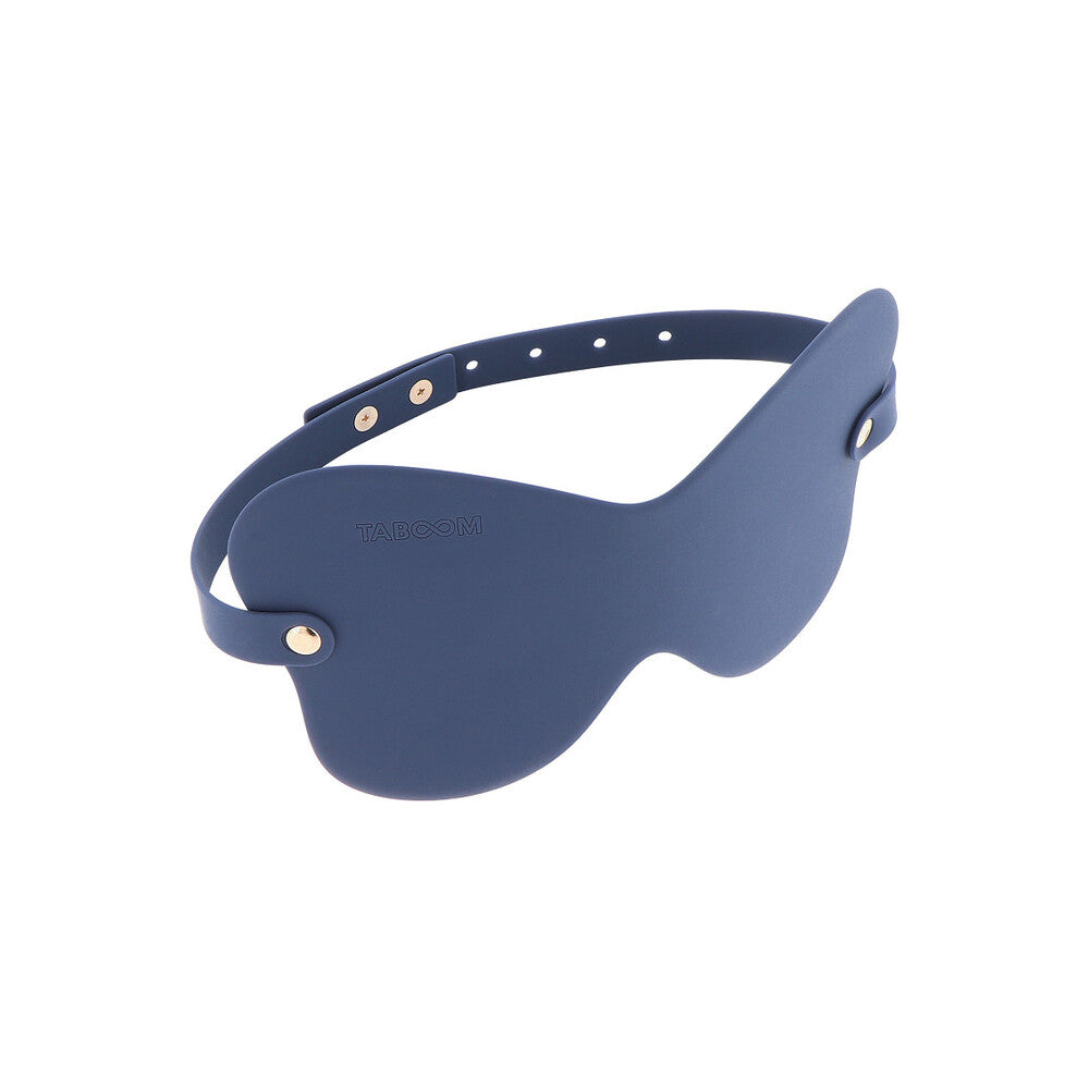 TABOOM Blue Silicone Blindfold Adjustable Flexible Unisex