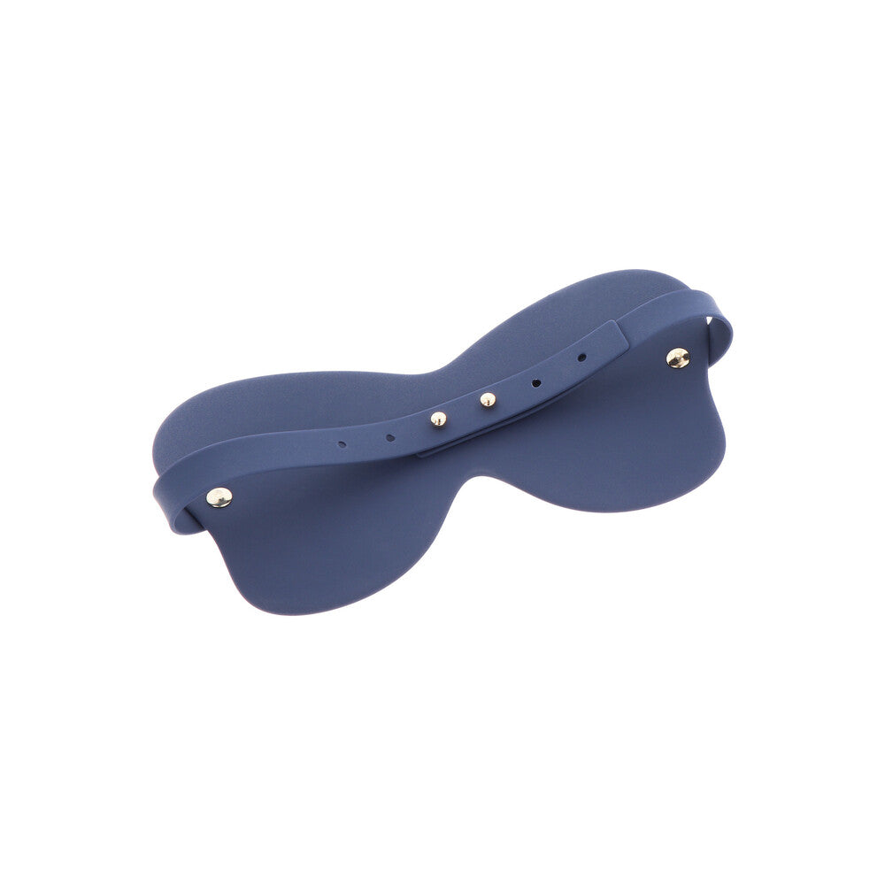 TABOOM Blue Silicone Blindfold Adjustable Flexible Unisex