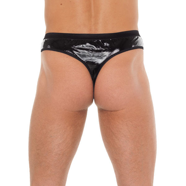Rimba Black G-String with PVC Pouch for Comfort and Style